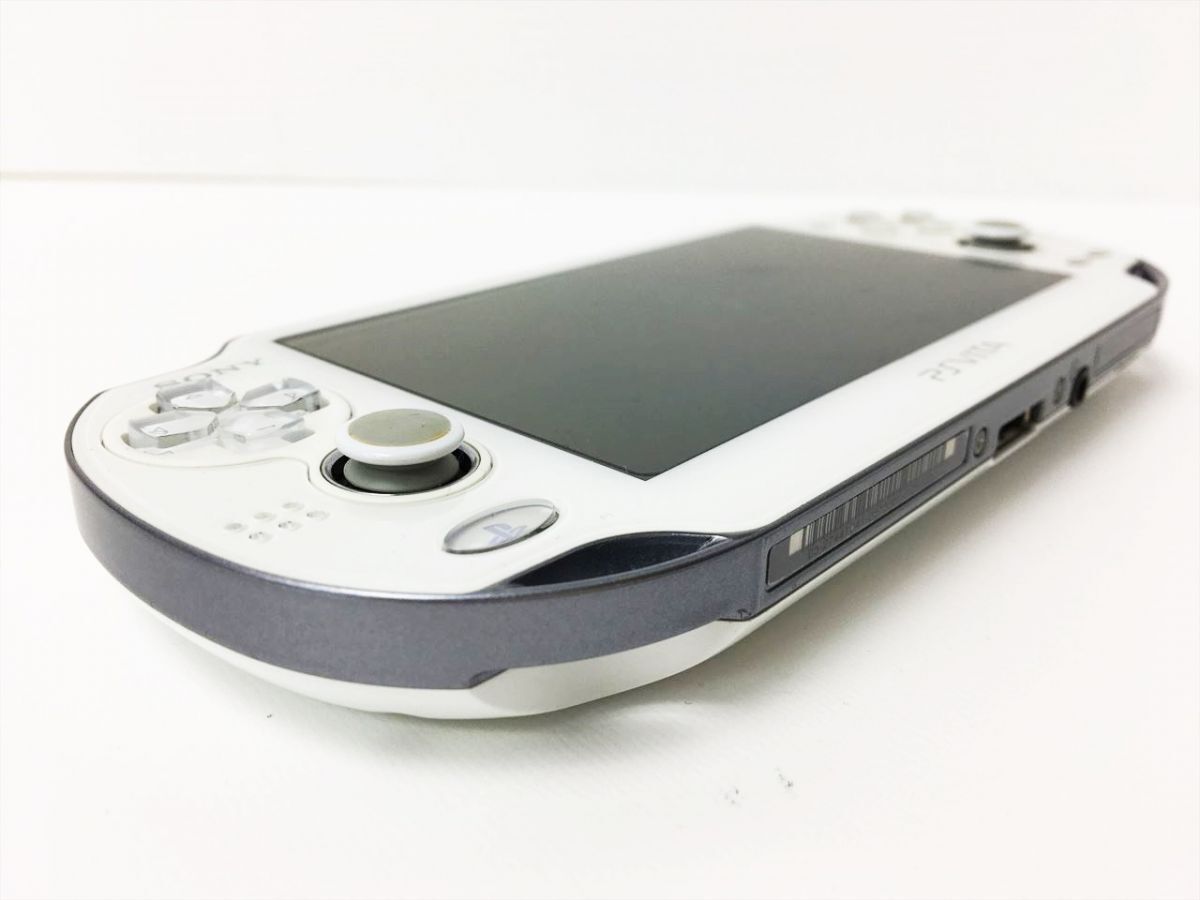 【1円】PSVITA 本体 ホワイト PCH-1000 SONY Playstation Vita 動作確認済 H01-945rm/F3_画像4
