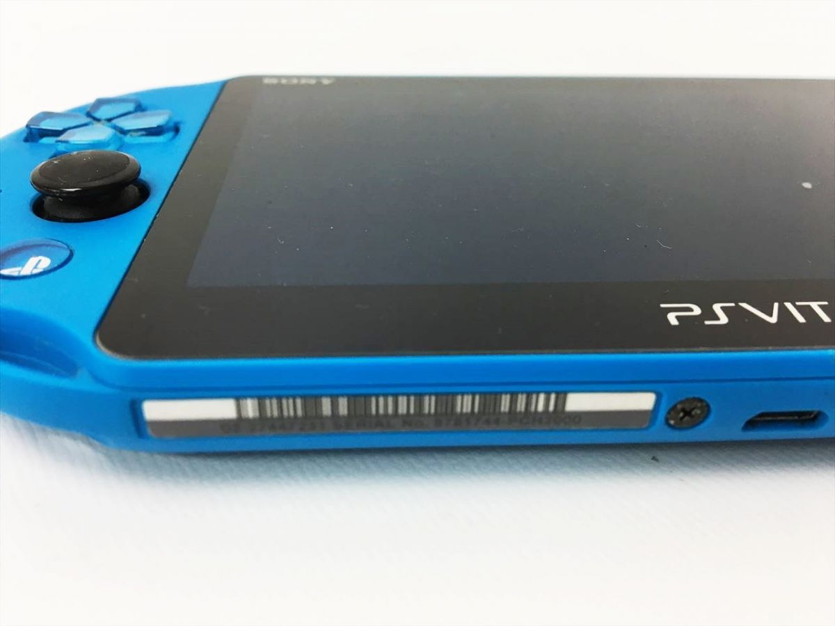 【1円】PSVITA 本体 ブルー PCH-2000 SONY Playstation Vita 動作確認済 H01-947rm/F3_画像5