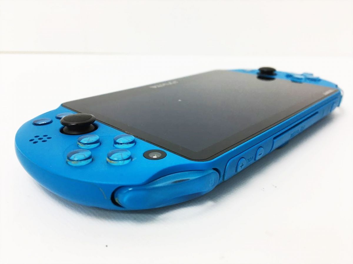 【1円】PSVITA 本体 ブルー PCH-2000 SONY Playstation Vita 動作確認済 H01-947rm/F3_画像3