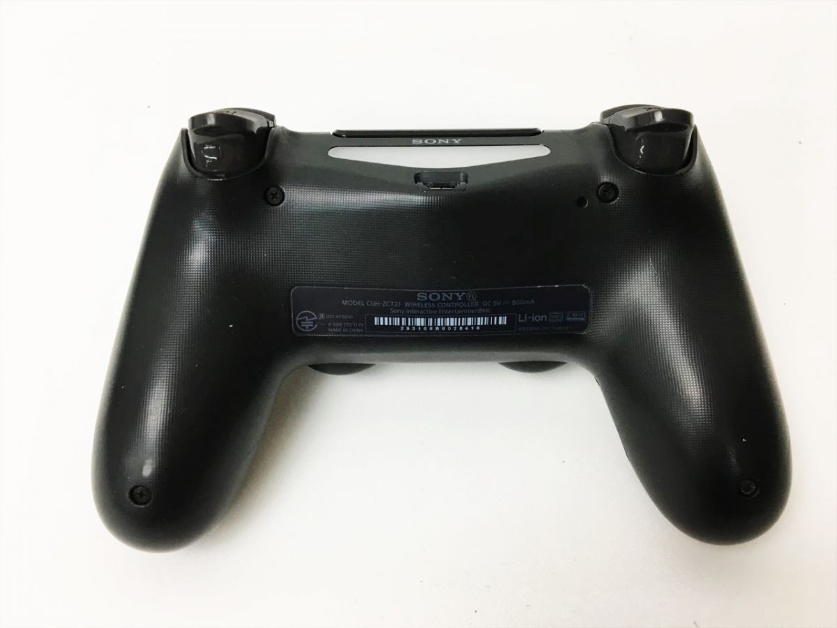 【1円】PS4 純正 ワイヤレスコントローラー DUALSHOCK4 ブラック SONY Playstation4 未検品ジャンク プレステ4 H01-961rm/F3_画像2