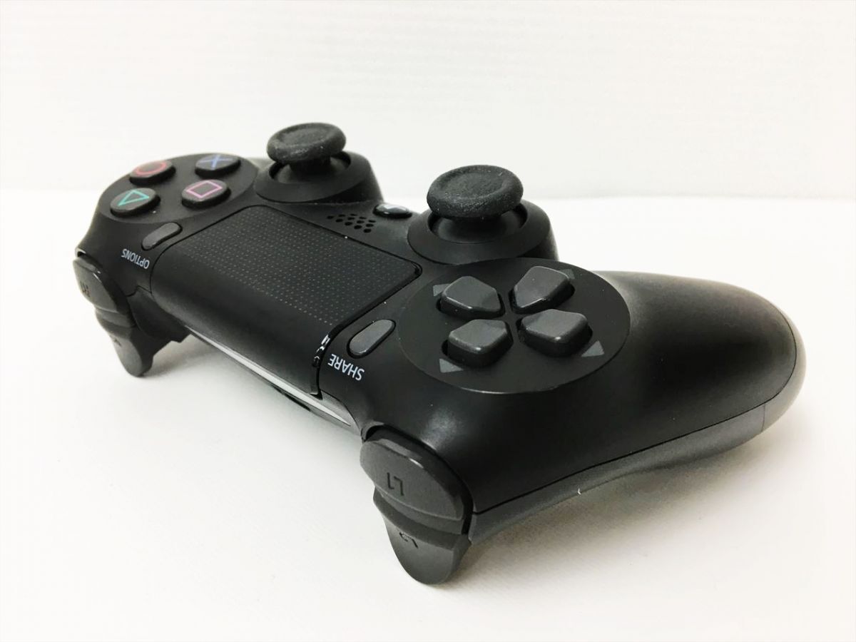 【1円】PS4 純正 ワイヤレスコントローラー DUALSHOCK4 ブラック SONY Playstation4 未検品ジャンク プレステ4 H01-961rm/F3_画像5