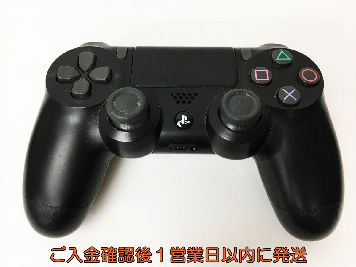 【1円】PS4 純正 ワイヤレスコントローラー DUALSHOCK4 ブラック SONY Playstation4 未検品ジャンク プレステ4 H01-962rm/F3_画像1