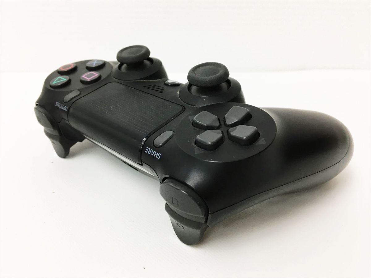 【1円】PS4 純正 ワイヤレスコントローラー DUALSHOCK4 ブラック SONY Playstation4 未検品ジャンク プレステ4 H01-963rm/F3_画像5