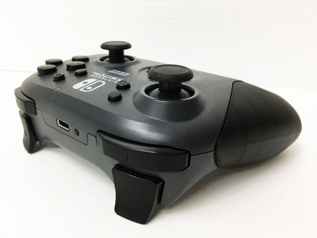 【1円】HORI ワイヤレスホリパッド For Nintendo Switch ブラック ニンテンドースイッチ 動作確認済 ホリ H01-976rm/F3_画像5