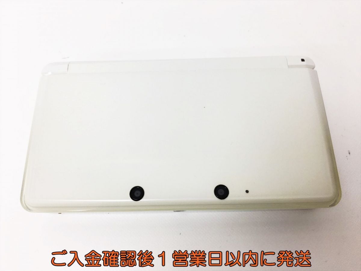 【1円】ニンテンドー3DS 本体 ホワイト CTR-001 任天堂 動作確認済 軽い画面ヤケあり H01-977rm/F3_画像1