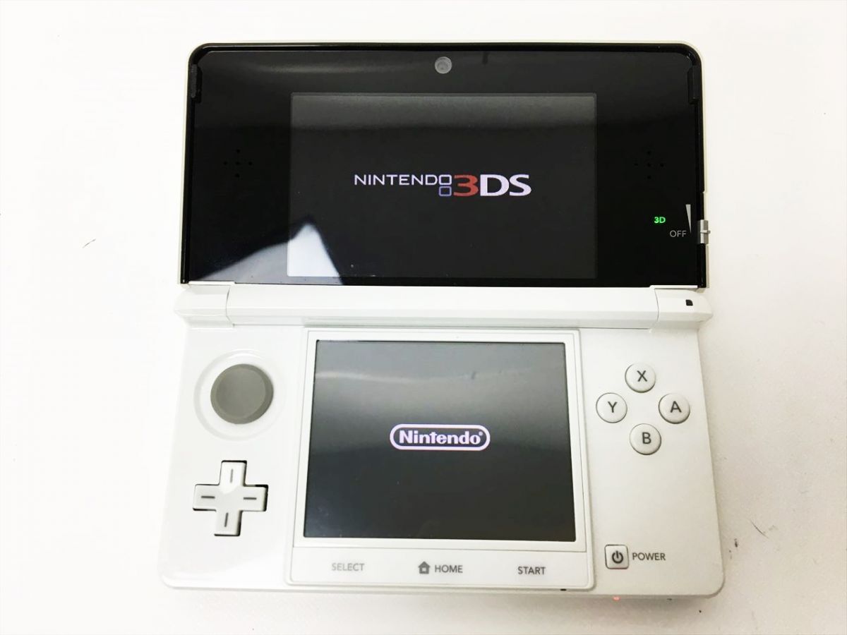 【1円】ニンテンドー3DS 本体 ホワイト CTR-001 任天堂 動作確認済 軽い画面ヤケあり H01-977rm/F3_画像5