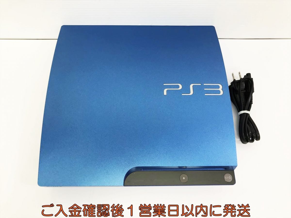 【1円】PS3 本体 320GB ブルー SONY PlayStation3 CECH-3000B 初期化/動作確認済 プレステ3 K05-545kk/G4_画像1