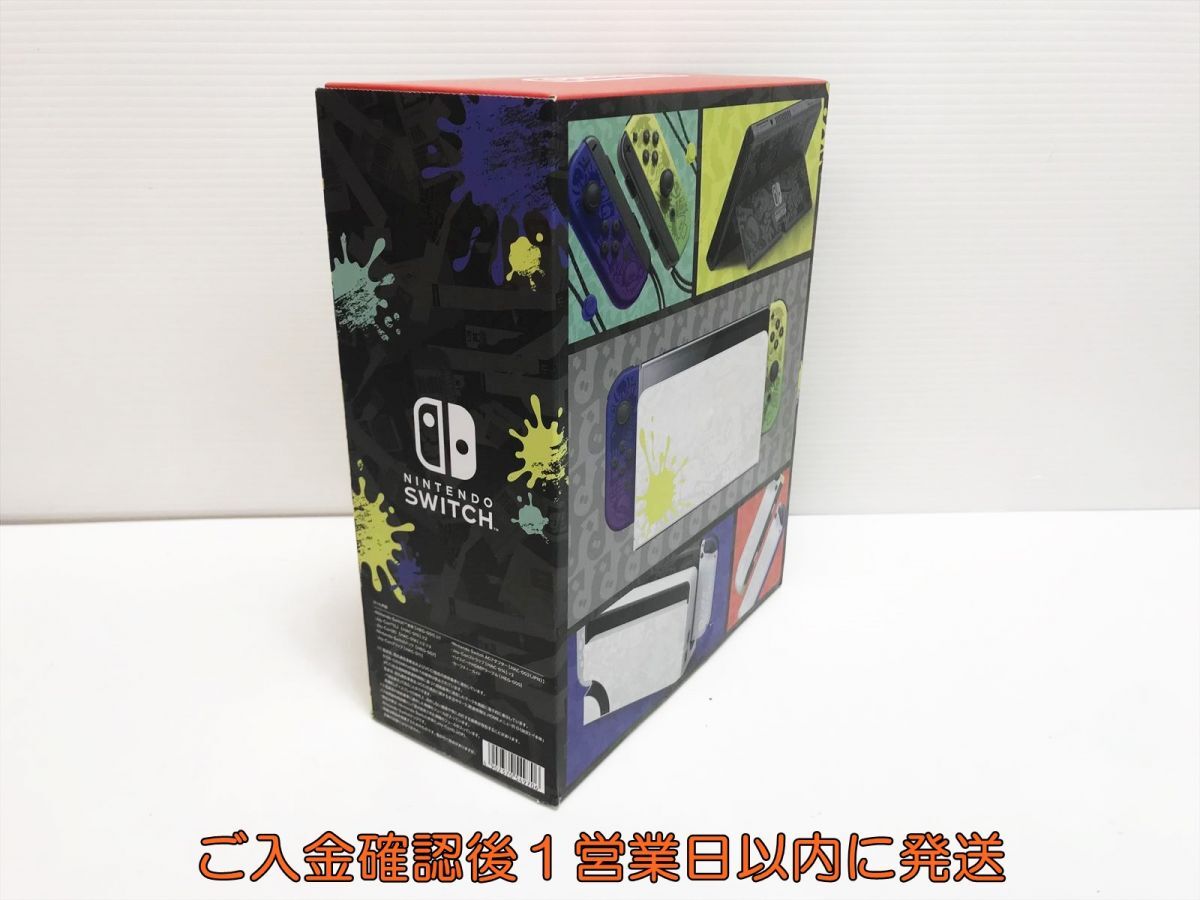 未使用品 任天堂 有機ELモデル Nintendo Switch 本体 セット スプラトゥーン3エディション スイッチ J07-371yk/G4_画像3