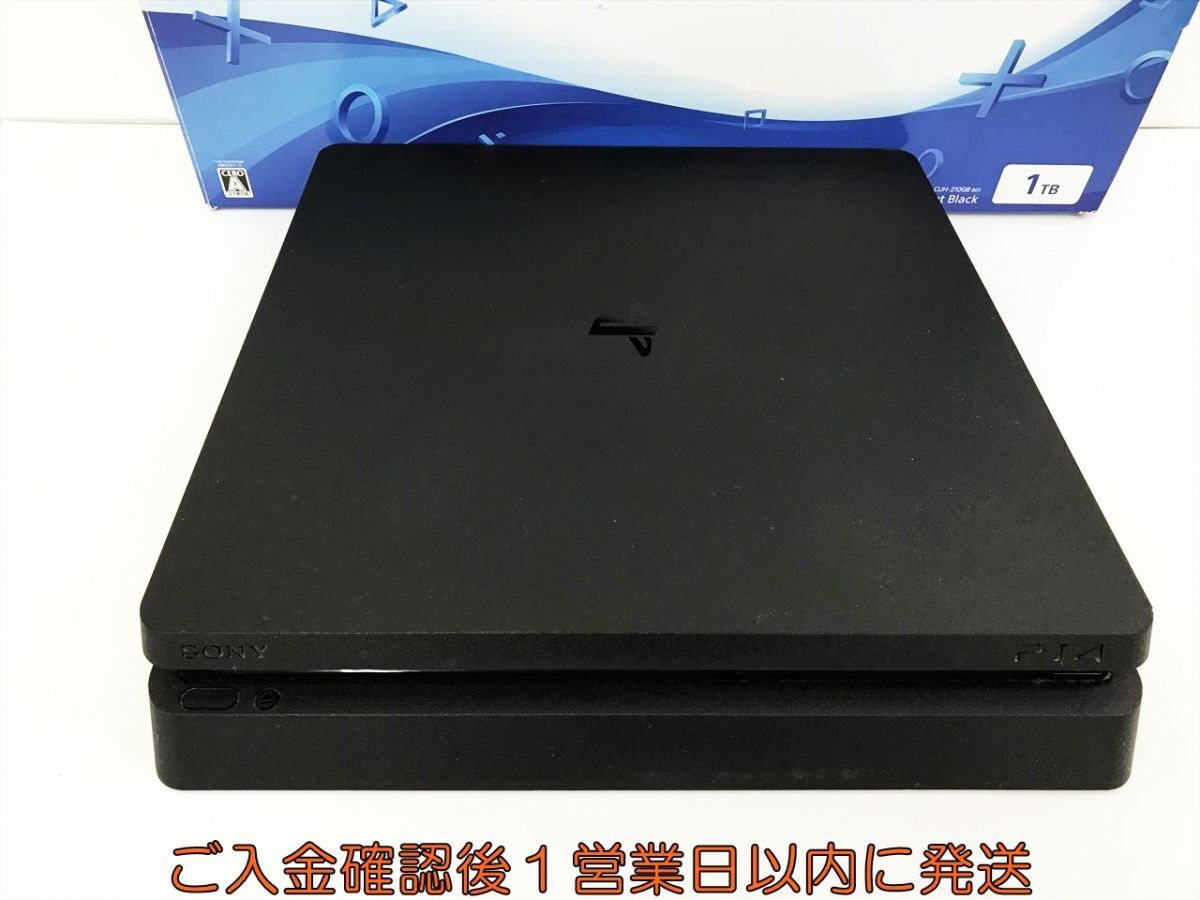 【1円】PS4 本体/箱 セット 1TB ブラック SONY PlayStation4 CUH-2100B 初期化/動作確認済 プレステ4 K03-726kk/G4_画像3