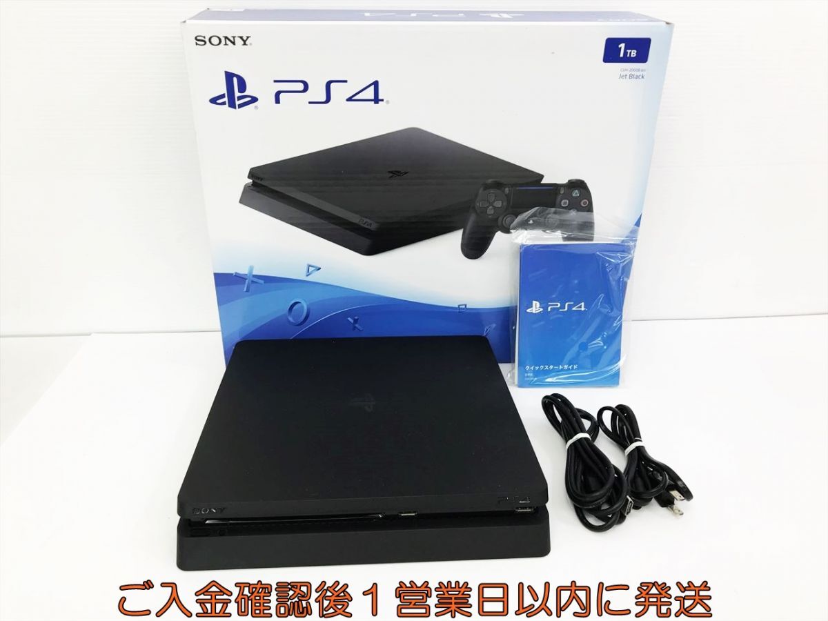 【1円】PS4 本体/箱 セット 1TB ブラック SONY PlayStation4 CUH-2000B 初期化/動作確認済 FW9..60 K03-727kk/G4_画像1