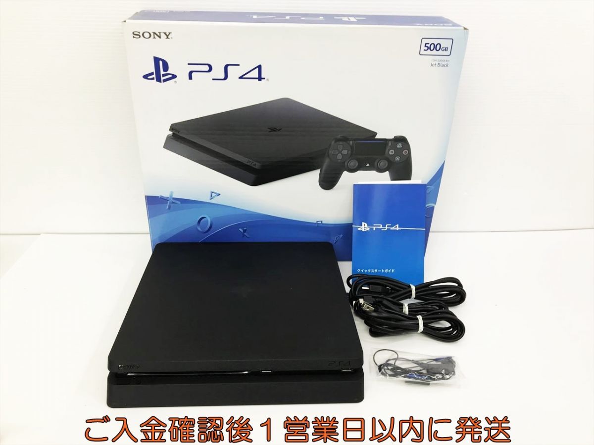 【1円】PS4 本体/箱 セット 500GB ブラック SONY PlayStation4 CUH-2000A 初期化/動作確認済 プレステ4 K03-721kk/G4_画像1