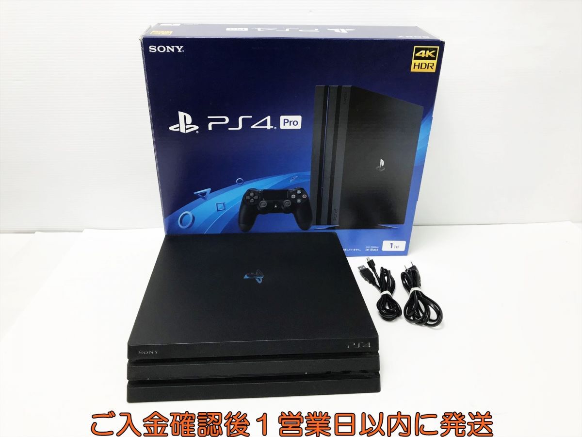 【1円】PS4 Pro 本体/箱 セット 1TB ブラック SONY PlayStation4 CUH-7200B 初期化/動作確認済 プレステ4 G01-559os/G4_画像1