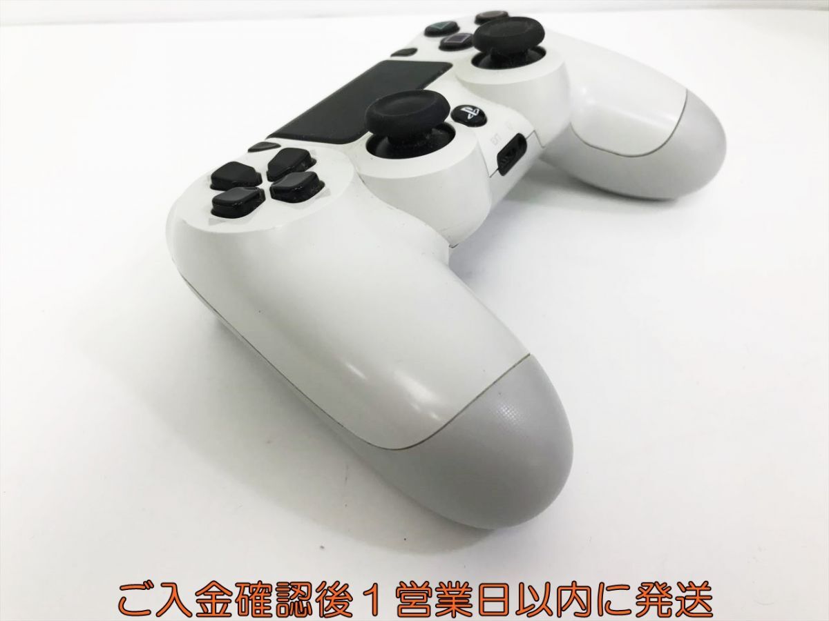 【1円】PS4 純正 ワイヤレスコントローラー DUALSHOCK4 ホワイト 未検品ジャンク SONY PlayStation4 H07-723kk/F3_画像3