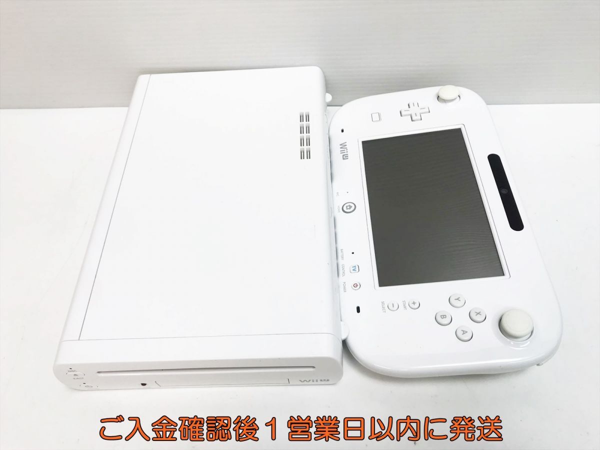 【1円】任天堂 WiiU 本体 セット 32GB ホワイト ニンテンドーWii U 初期化/動作確認済 M05-234yk/G4_画像2