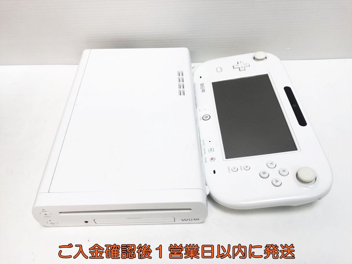 【1円】任天堂 WiiU 本体 マリオカート8セット 32GB ホワイト 未検品ジャンク Wii U M05-236yk/G4_画像2