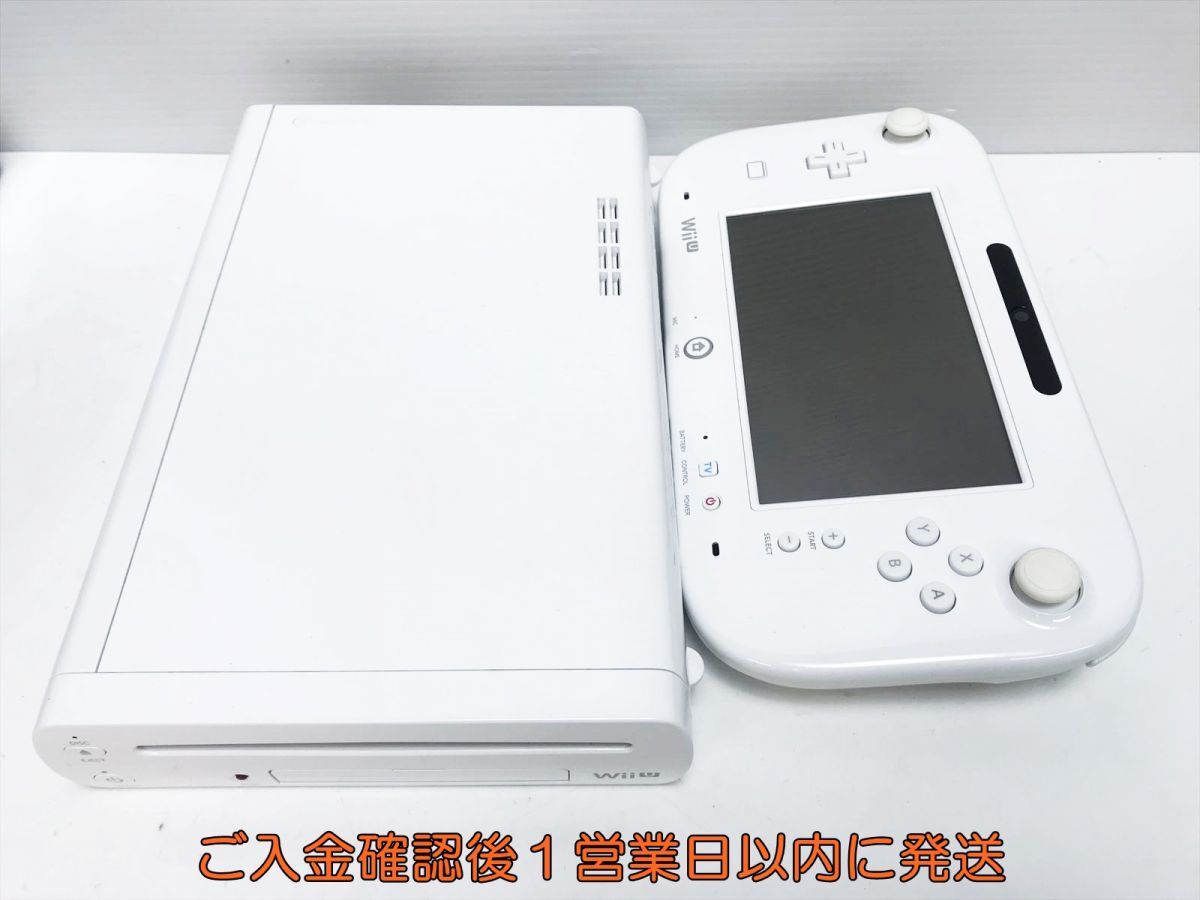 【1円】任天堂 WiiU プレミアセット 本体 セット 32GB ホワイト ニンテンドーWii U 初期化/動作確認済 M05-237yk/G4_画像2