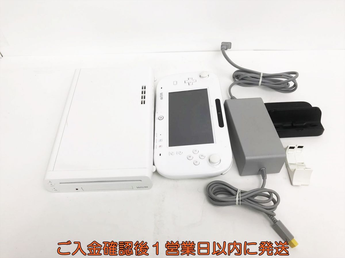 [1 иен ] nintendo WiiU корпус комплект 32GB белый Nintendo Wii U первый период ./ рабочее состояние подтверждено G06-052os/G4
