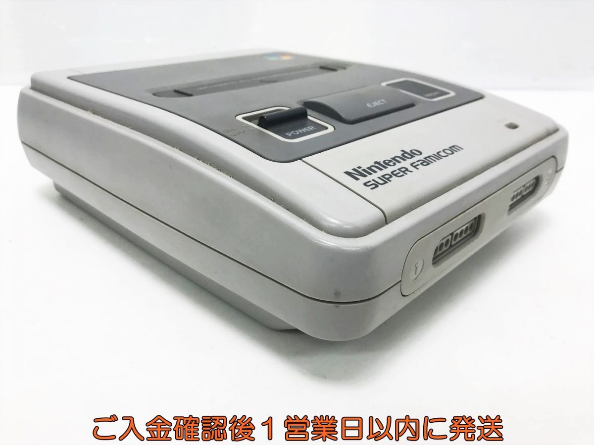 【1円】任天堂 スーパーファミコン SFC 本体/コントローラー セット レトロゲーム機 未検品ジャンク スーファミ F09-730tm/G4_画像3