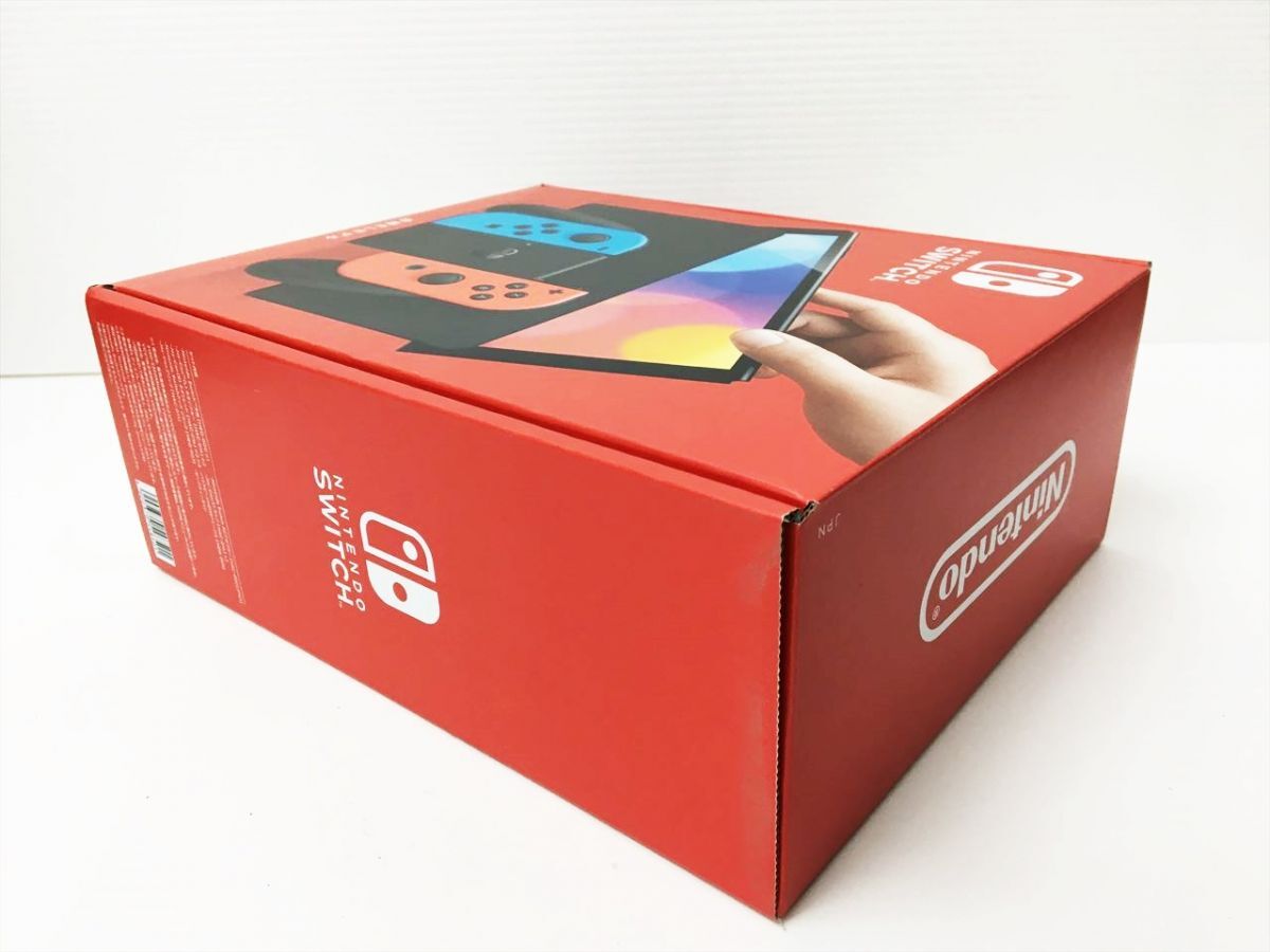 未使用品 任天堂 有機ELモデル Nintendo Switch 本体 セット ネオンブルー/ネオンレッド ニンテンドースイッチ H01-996rm/G4_画像3