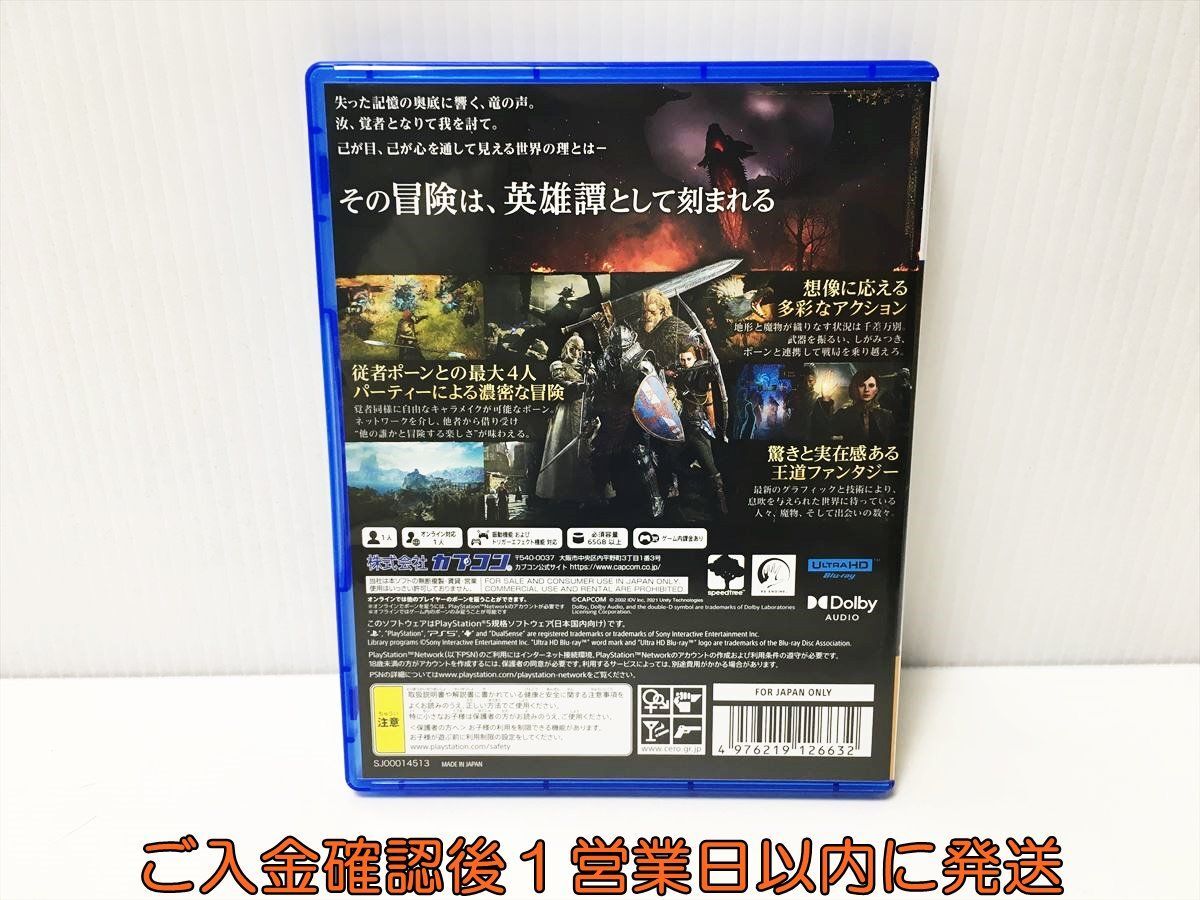 PS5 DRAGON’SDOGMA2 ドラゴンズドグマ2 ゲームソフト 状態良好 プレステ5 1A0010-050ek/G1_画像3