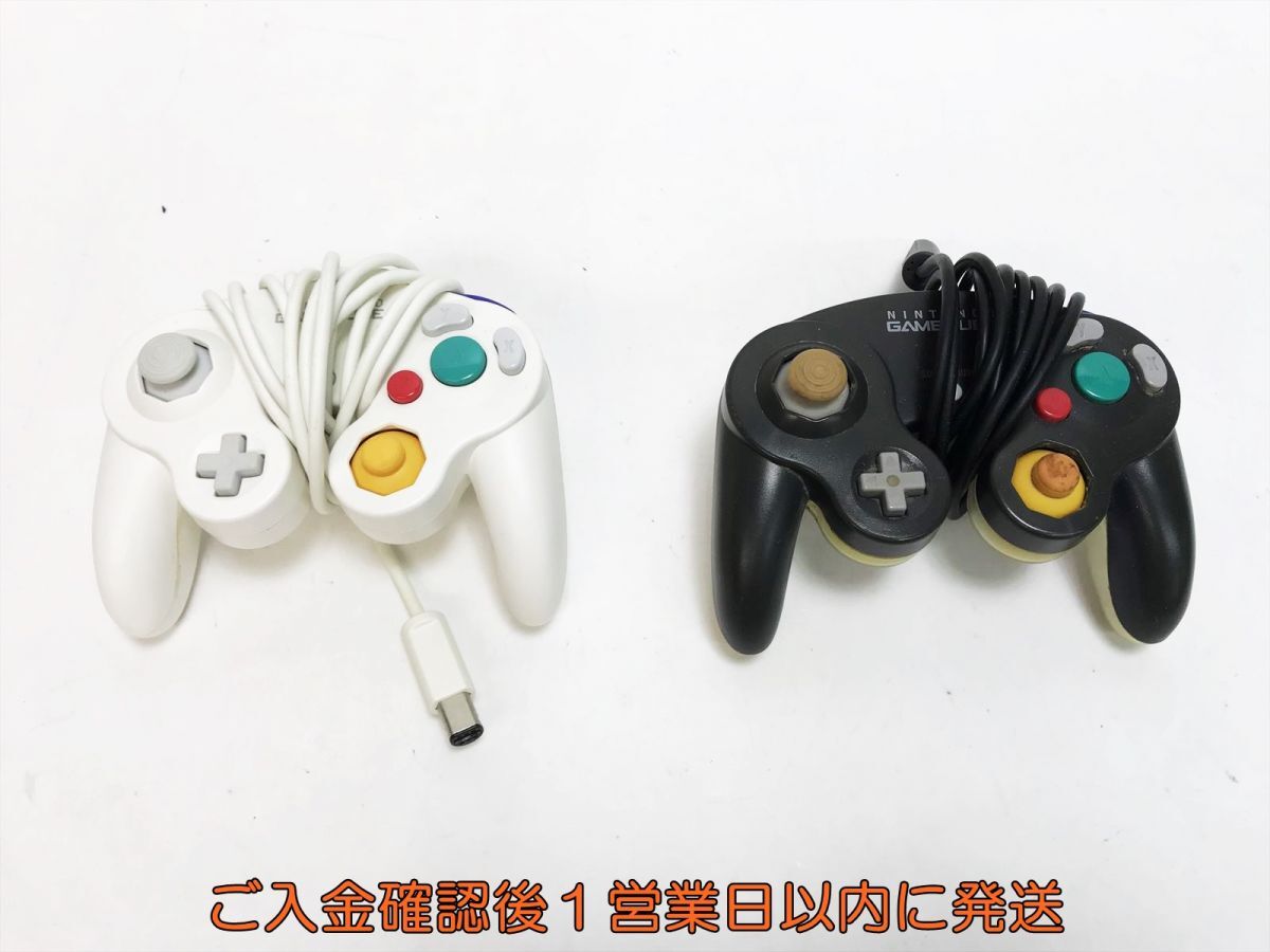 [1 jpy ] nintendo Game Cube GC controller 2 piece set set sale not yet inspection goods Junk game machine peripherals F07-531yk/F3