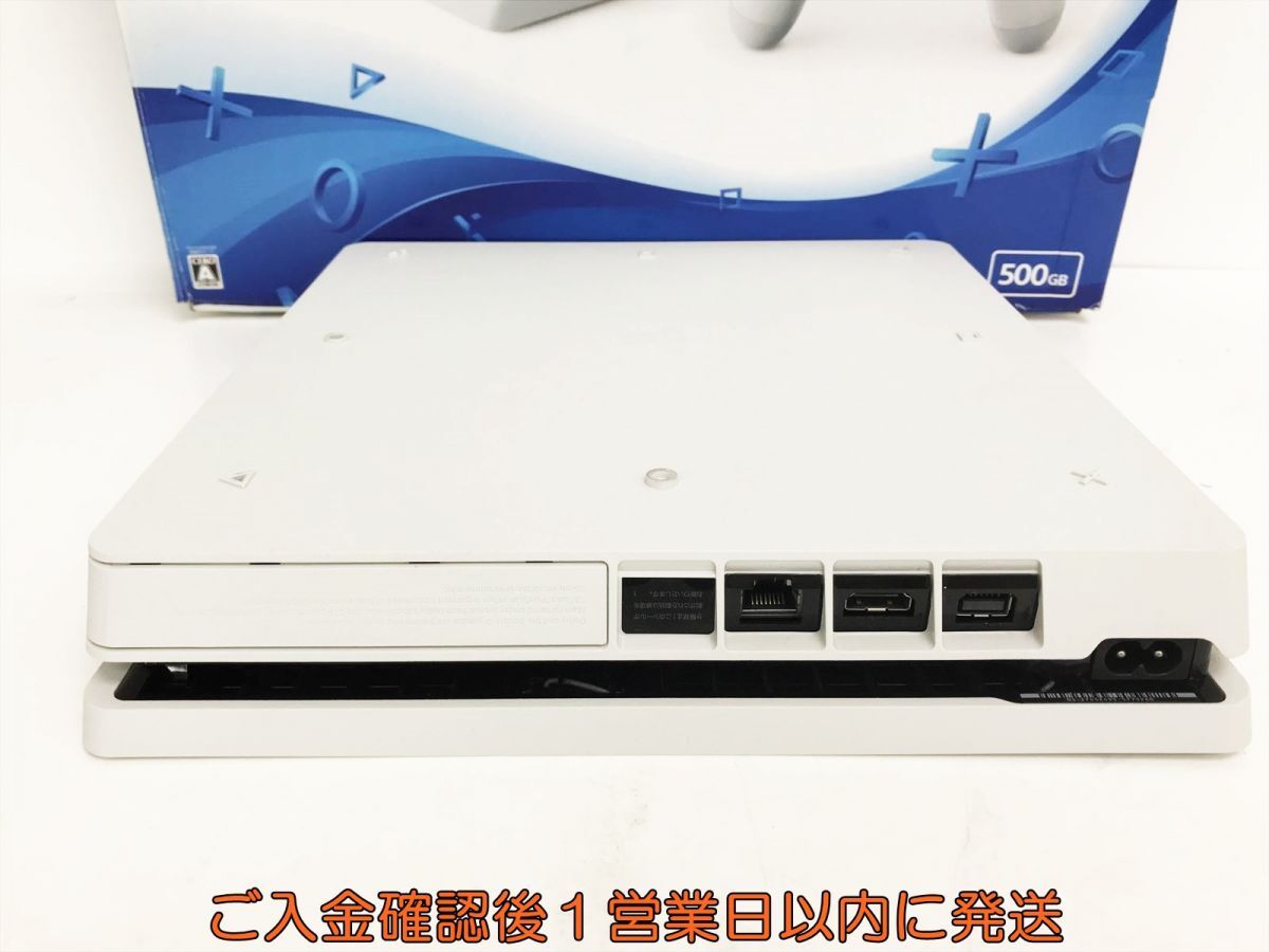 【1円】PS4 本体 セット 500GB ホワイト SONY PlayStation4 CUH-2100A 初期化/動作確認済 G03-356os/G4_画像3