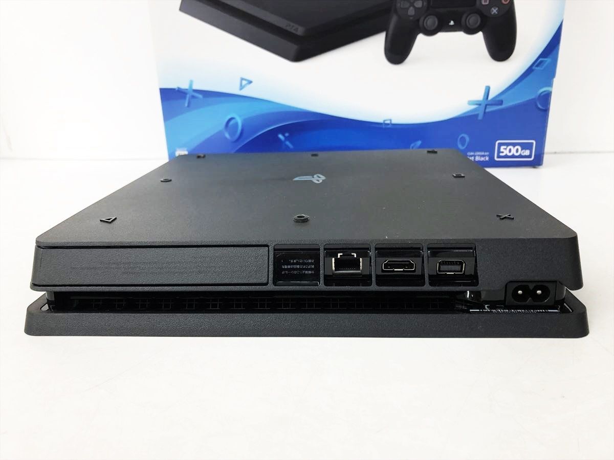 【1円】PS4 本体/外箱 セット 500GB ブラック SONY PlayStation4 CUH-2200A 動作確認済 内箱なし FW8.03 DC08-579jy/G4_画像4