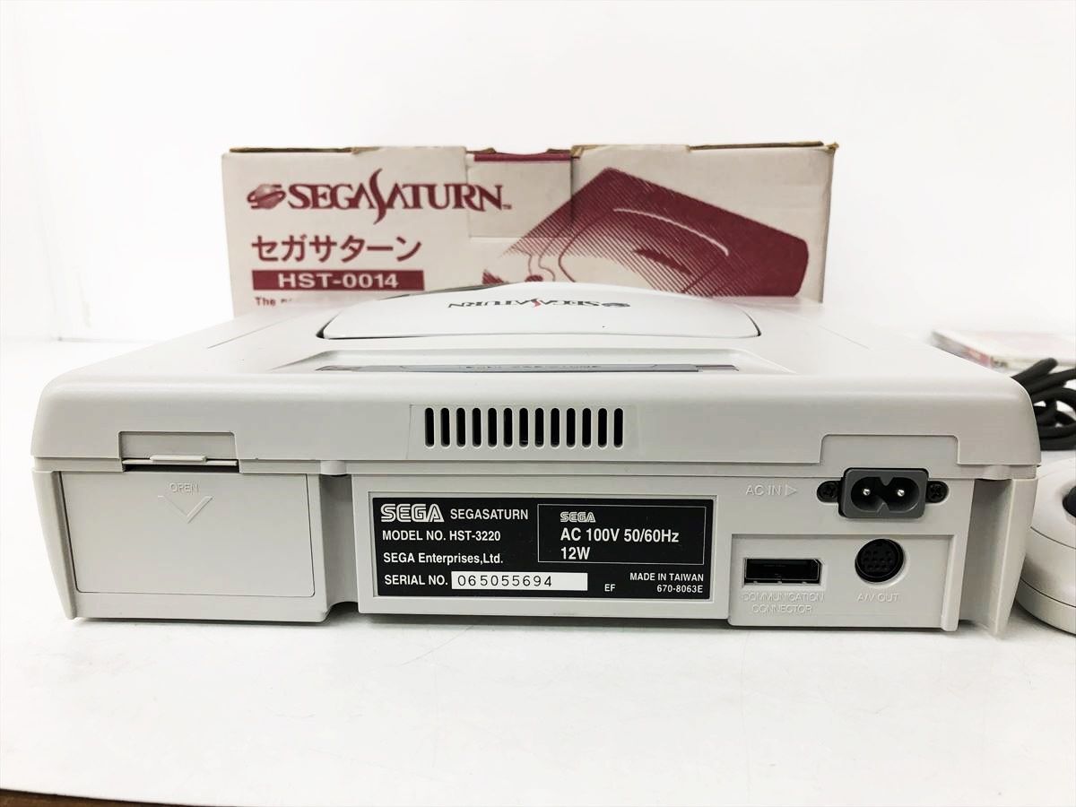 【1円】SEGA セガサターン 本体 セット セガ HST-0014 未検品ジャンク SEGASATURN レトロゲーム機 DC08-577jy/G4_画像3