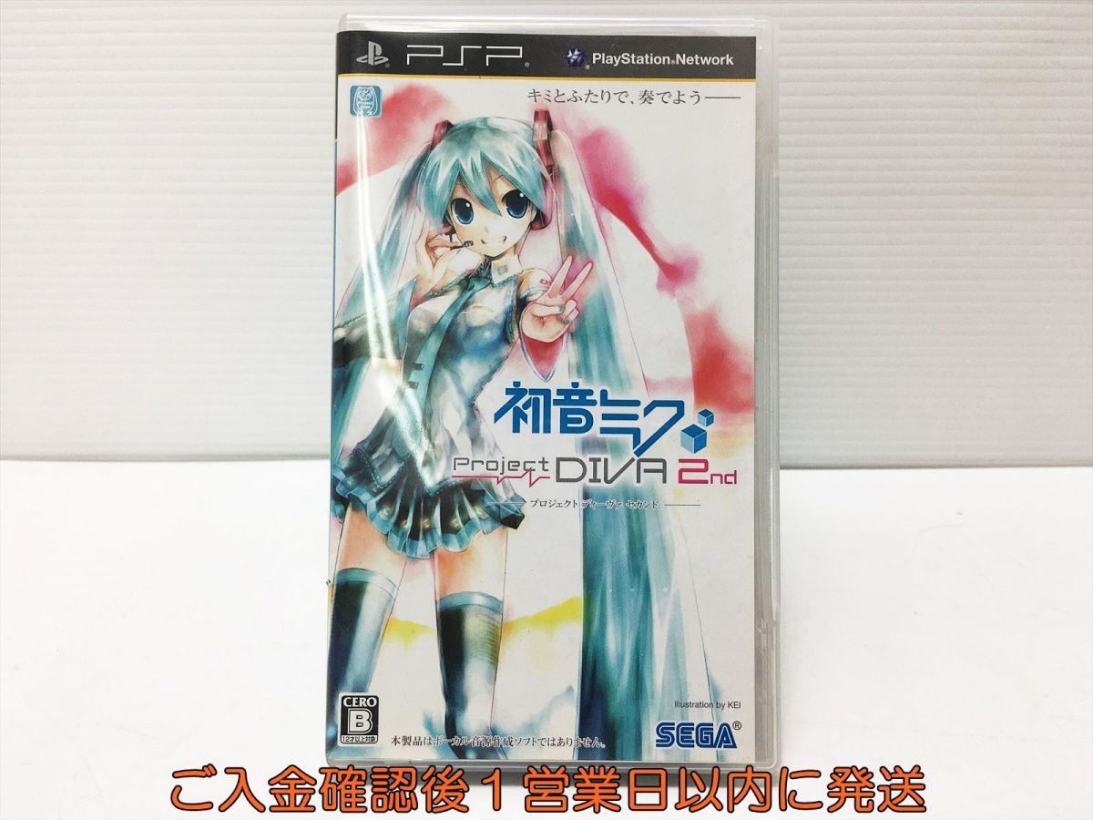 【1円】PSP 初音ミク -Project DIVA- 2nd ゲームソフト 1A0015-103mk/G1_画像1
