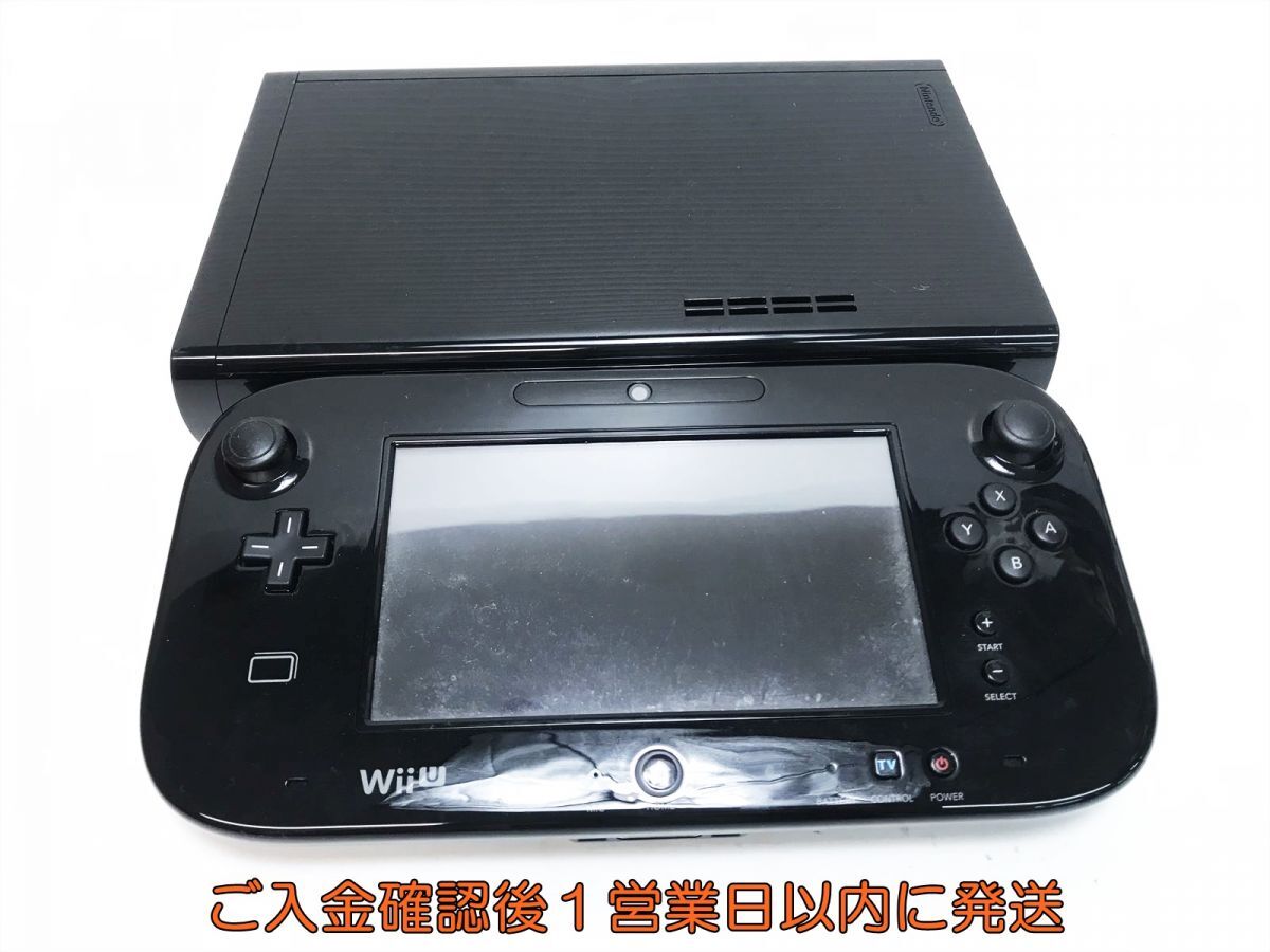 【1円】任天堂 WiiU 本体 ポッ拳トーナメントセット 32GB ブラック ニンテンドーWii U 未検品ジャンク ダークミュウツー K04-052yk/G4_画像3