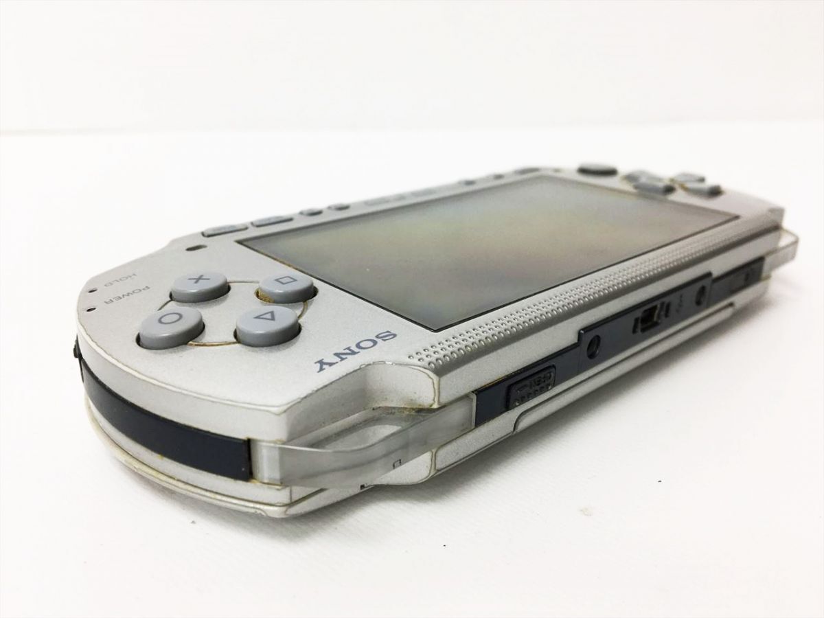 【1円】SONY Playstation Portable 本体 シルバー PSP-1000 未検品ジャンク バッテリーなし J04-734rm/F3_画像3