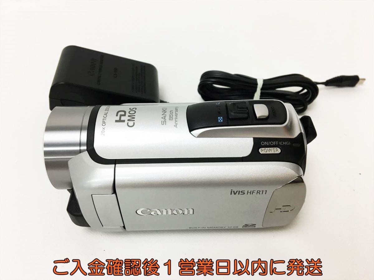  Canon ivis HF R11 SANKI 85th Anniversary digital video camera battery /AC adaptor attaching operation verification settled J03-175rm/F3