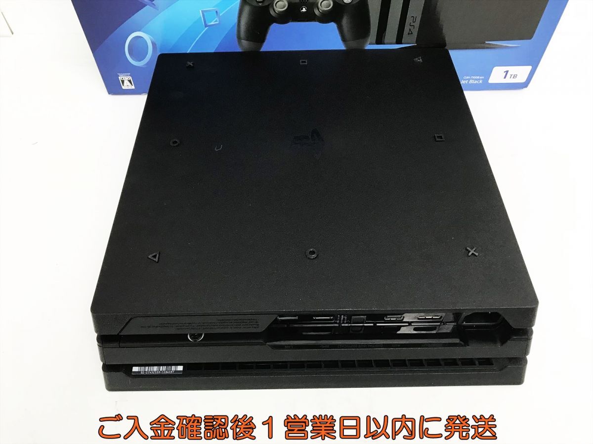 [1 jpy ]PS4 Pro body / box set 1TB black SONY Playstation4 CUH-7100B the first period ./ operation verification settled FW8.00 M06-442os/G4