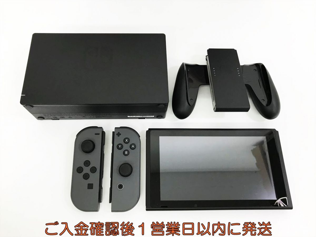 [1 jpy ] nintendo Nintendo Switch body set gray the first period ./ operation verification settled Nintendo switch H09-222kk/G4