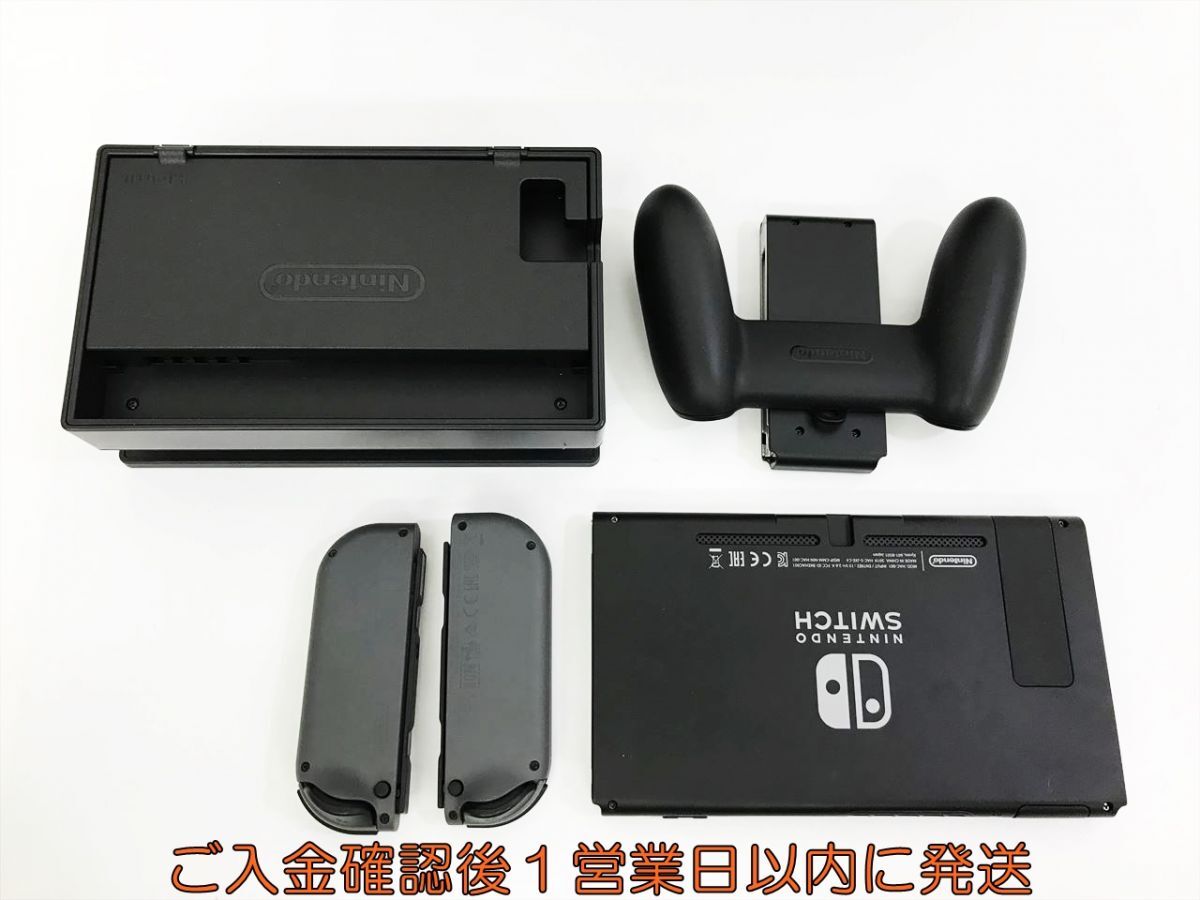 [1 jpy ] nintendo Nintendo Switch body set gray the first period ./ operation verification settled Nintendo switch H09-222kk/G4