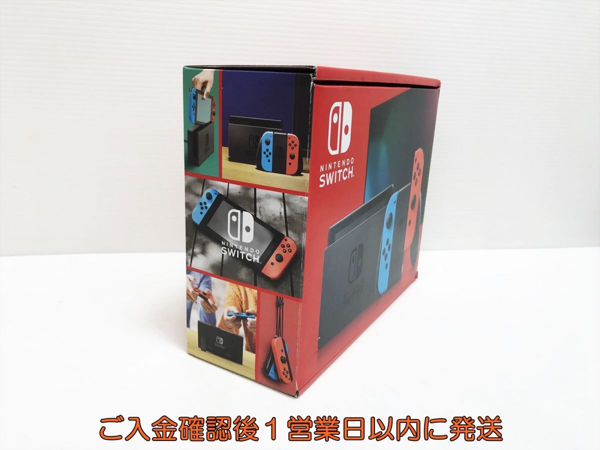 未使用 任天堂 新モデル Nintendo Switch 本体 セット ネオンブルー/ネオンレッド スイッチ 新型 L05-586yk/G4_画像2
