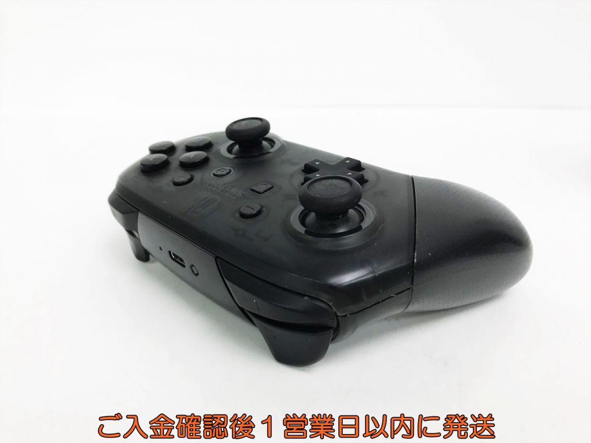 【1円】任天堂 純正 Nintendo Switch Proコントローラー ブラック 未検品ジャンク ニンテンドースイッチ J07-415sy/F3_画像5