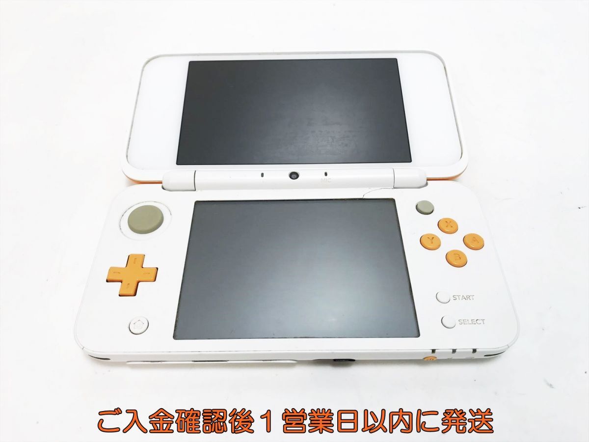 【1円】Newニンテンドー2DSLL 本体 ホワイト/オレンジ 任天堂 JAN-001 初期化/動作確認済 2DS LL H05-538yk/F3_画像2