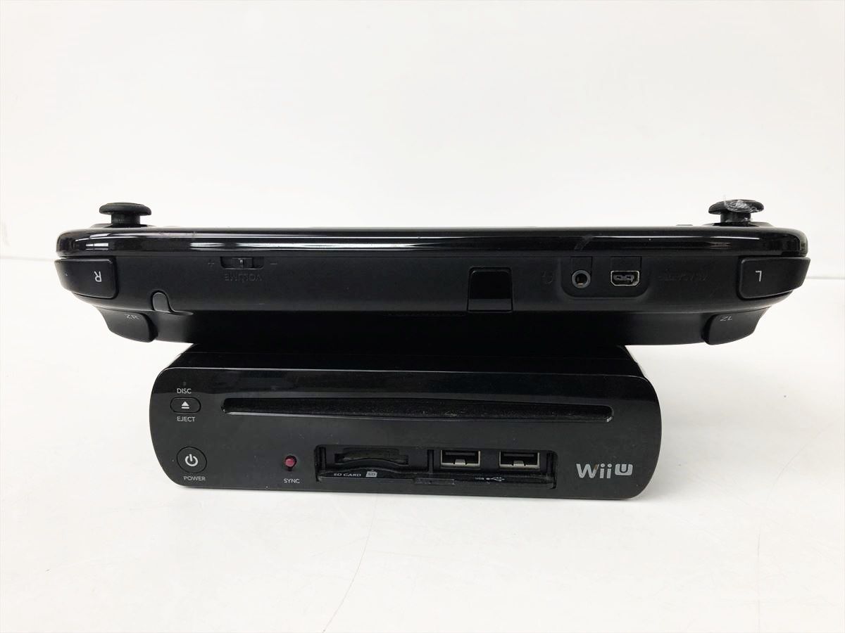 [1 jpy ] nintendo WiiU body peripherals set sale set not yet inspection goods Junk Nintendo Wii U remote control steering wheel etc. DC06-420jy/G4