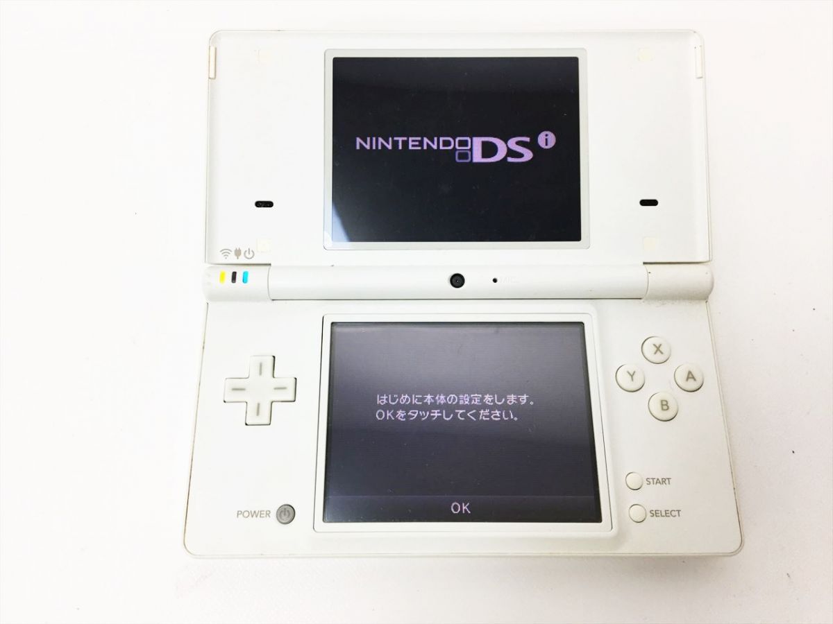 [1 иен ] Nintendo DSI корпус белый nintendo TWL-001 не осмотр товар Junk DS I H01-1033rm/F3