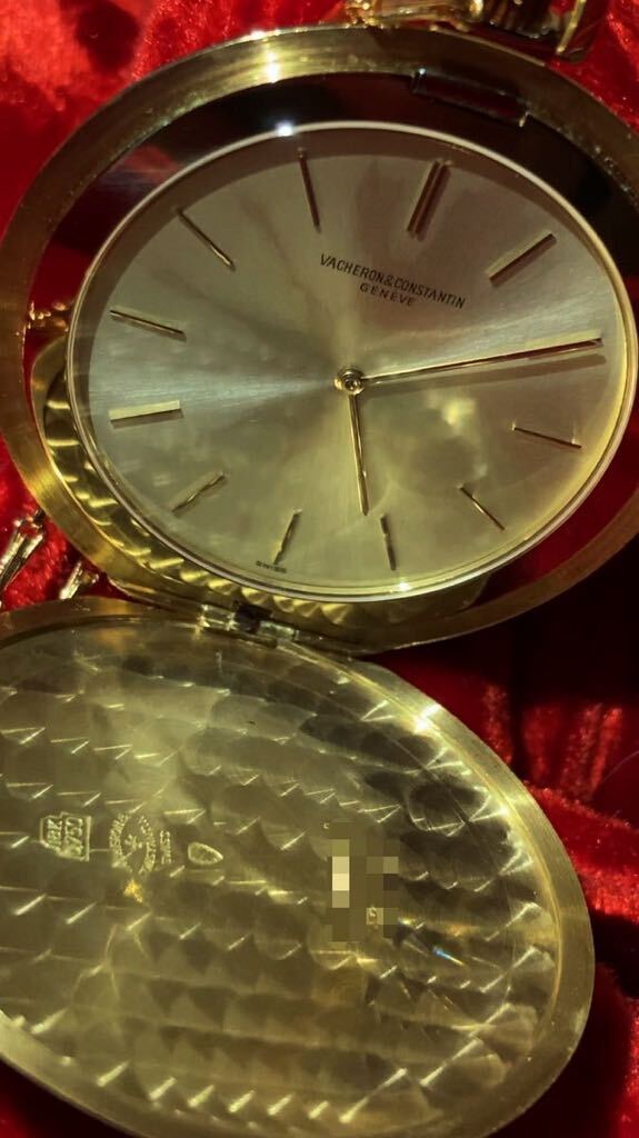 激レア正規品ヴァシュロンコンスタンタン腕時計懐中時計VACHERONCONSTANTIN純正品ゴールド製au750/18K製GOLD極美品付属完備_画像2