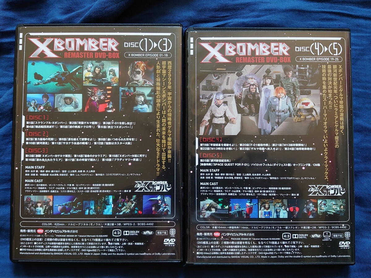 Xボンバー REMASTER DVD‐BOX 開封済み未使用品/永井豪/エックスボンバー_画像4