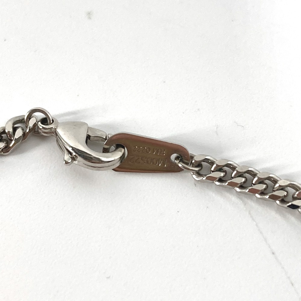 LOUIS VUITTON Louis Vuitton M00522 pendant LV in stay nkto accessory chain monogram necklace silver [ used ]