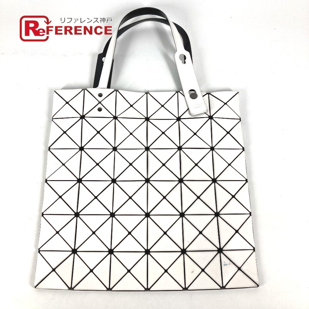 ISSEY MIYAKE Issey Miyake ba over oBAOBAO handbag shoulder bag shoulder .. bag tote bag white lady's [ used ]