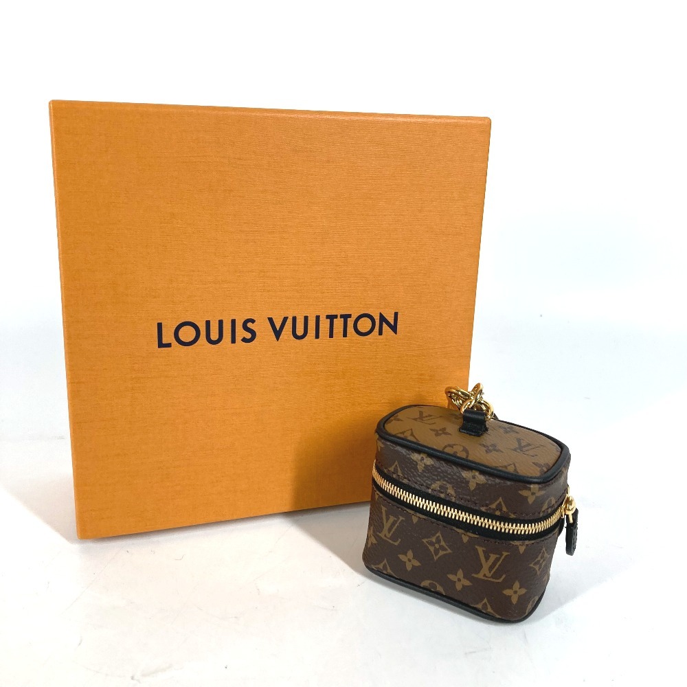 未使用 LOUIS VUITTON ルイヴィトン M00545 ビジュー サック・マイクロヴァニティ バッグチャーム モノグラム キーホルダー【中古】_画像3