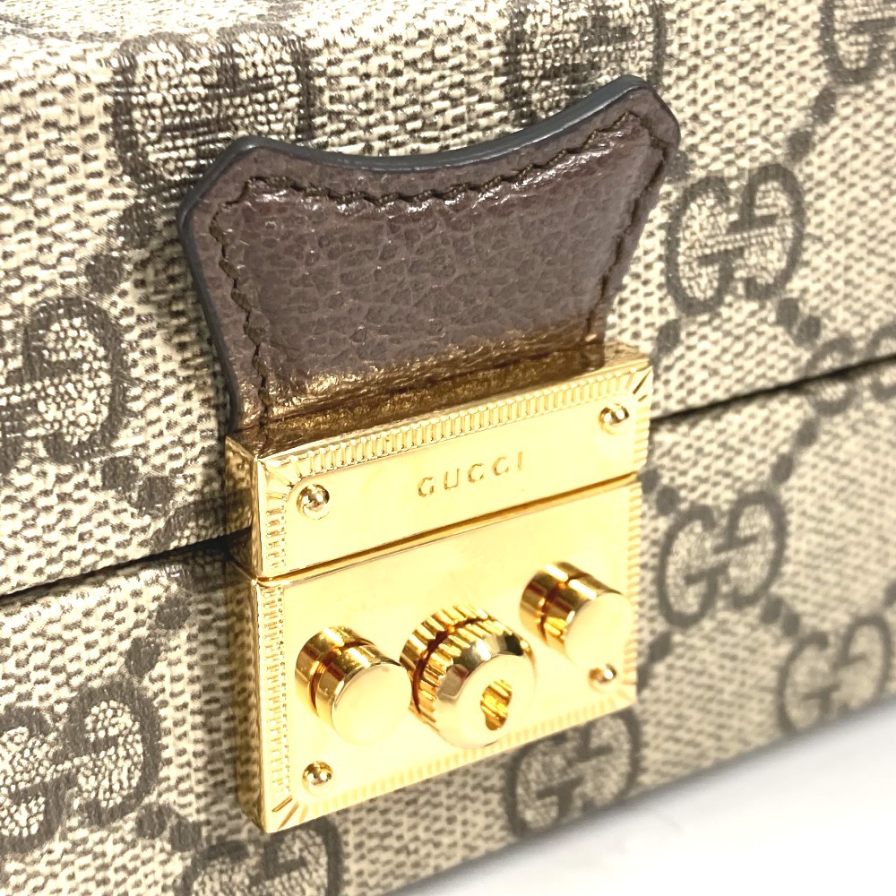 GUCCI Gucci 675969 Padlock Case for Apple Watch портфель косметичка GGs шкив m кейс Apple часы ручная сумочка [ б/у ]