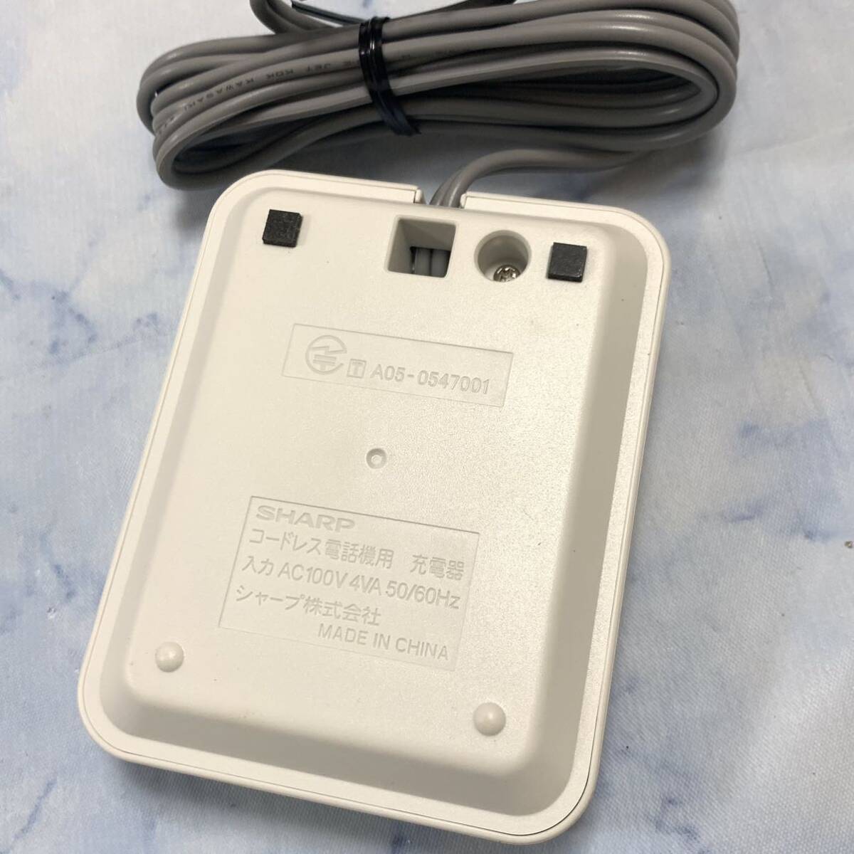 G133 unused Muji Ryohin cordless answer phone machine /FAX for cordless handset JD-KS11MR[ unused goods ] present condition delivery SHARP sharp in box manual charger 