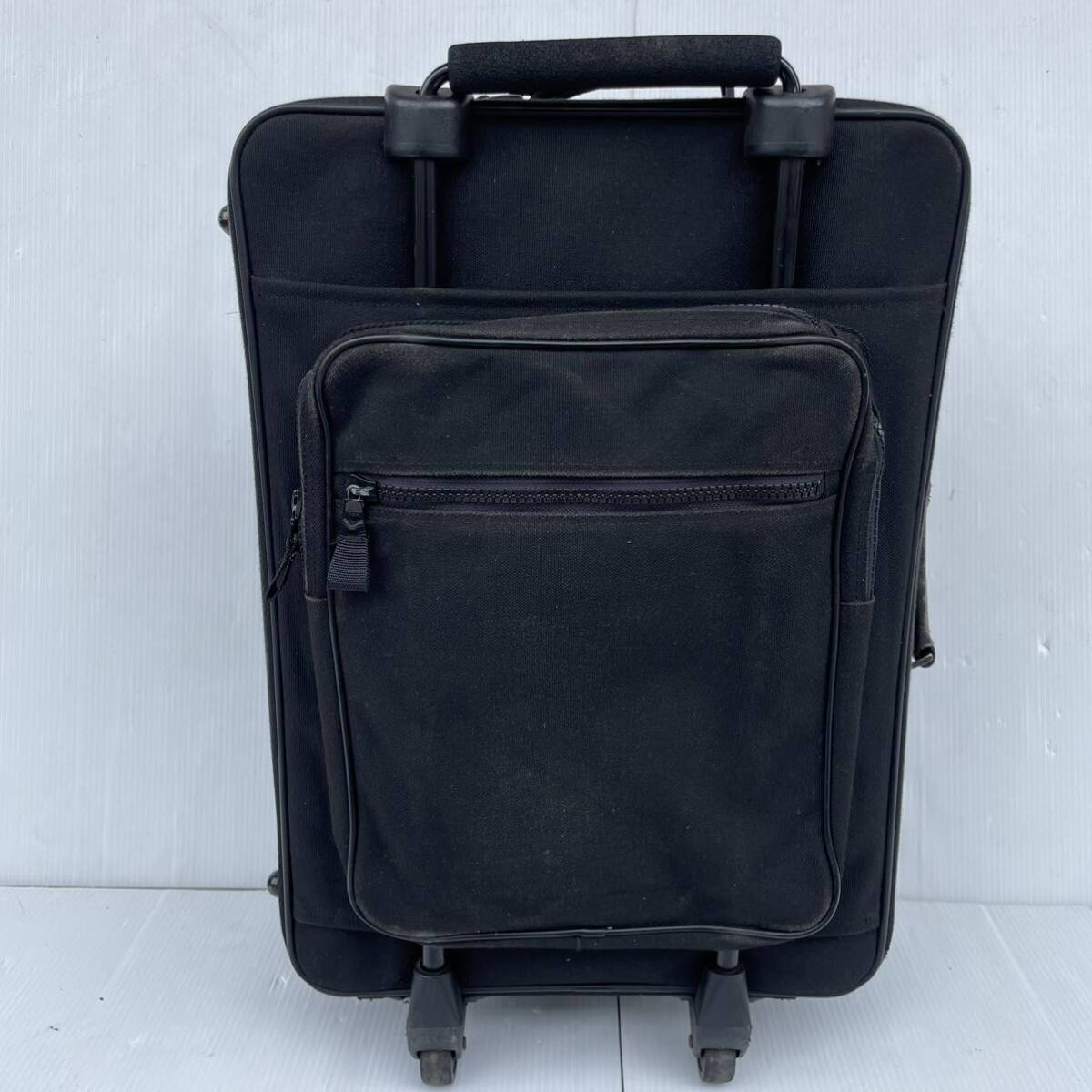 [ present condition goods ] Carry case carry bag Agnes B black agnesb suitcase 