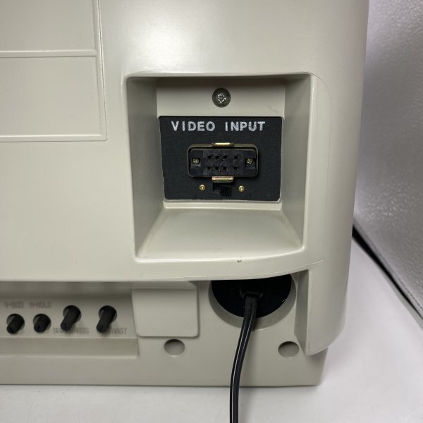  electrification verification [RGB display ]CRT DISPLAY MZ-1D15 SHARP sharp 58W color game monitor 