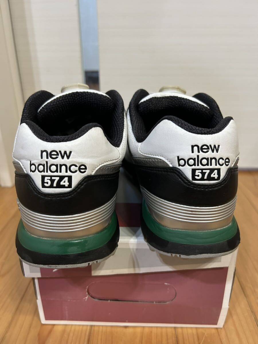 2ラウンド使用　27㎝ NEW BALANCE GOLF ニューバランス NB mgb 574 BoA ボア　ゴルフ シューズ_画像4